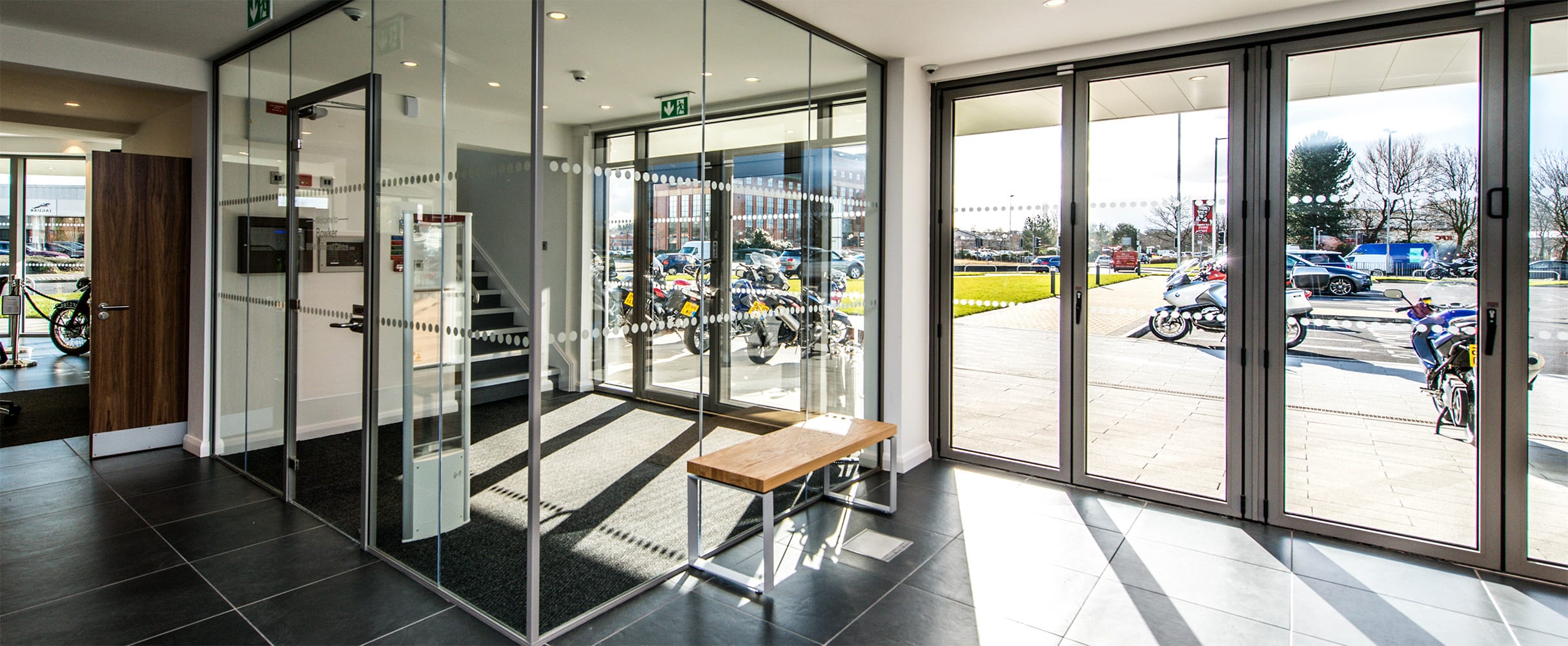 commercial aluminium bifold doors